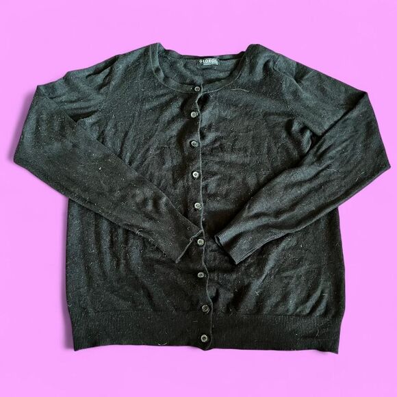 George Women’s Size Large Black Cardigan - Picture 1 of 2